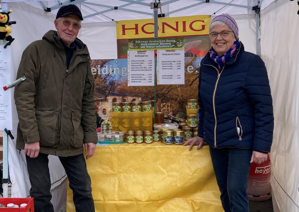 Apfelsaft und Honig